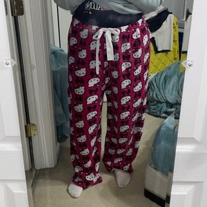 Hello Kitty fleece lounge pants